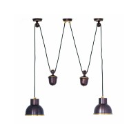 Підвісний світильник, люстра PikArt 2362-1 коричневий