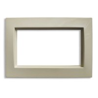 Рамка ELBI VEGA кремова для розетки 2-ої з заземленням (510-010300-907)