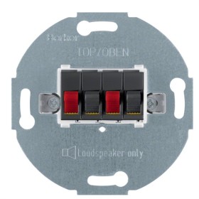 Розетка для стерео-гучномовця, антрацит (механізм) Berker