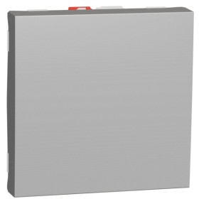 Одноклавішний перемикач Schneider Electric NU320330 (схема 6) 10А 2М (алюміній)