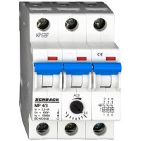 Автоматичний вимикач для захисту двигуна Schrack BE400308 2,5-4А 3P