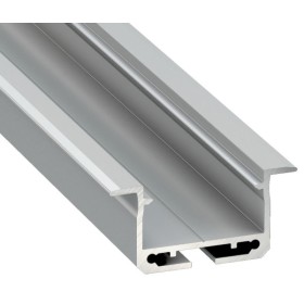 Профиль для светодиодной ленты Lumines inSILEDA серебро