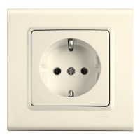 Розетка кремовая VIKO Linnera