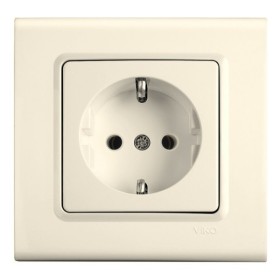 Розетка кремова VIKO Linnera