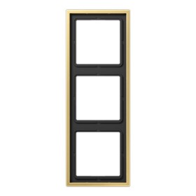 Рамка 3-постова Jung LS 990 ME2983C латунь