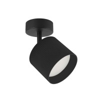 Светильник точечный накладной TENERIFE-1L черный GX53 IP20 Violux ( 340113 )