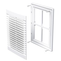 Грати Vents МВ 126с біла 182х251х19,5