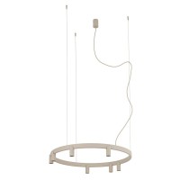 Люстра Nowodvorski 12284 Fourty Round GU10 R35+LED 7+6x10W+9W 3000K 710Lm IP20 бежева