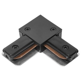 Кутовий L-подібний конектор для однофазного шинопроводу Delux 2LC чорний (90015813)