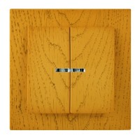 Вимикач Nilson Touran дуб 2кл з підсвіткою ( 24251004 )