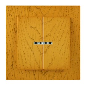 Вимикач Nilson Touran дуб 2кл з підсвіткою ( 24251004 )