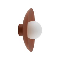 Бра, настенный светильник TK Lighting 10937 Slate G9 1x8W IP20 терракотовый