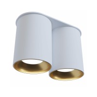 Точечный светильник Pikart 29700-1 BP_80_DUO GU10 2x60W IP20 Wh+Gold