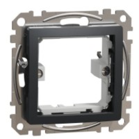 Рамка-адаптер для изделий 45х45мм Schneider Electric Sedna Design & Elements для Unica New черная SDD114905