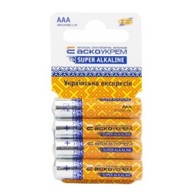 Батарейка лужна Аско-Укрем ААА.LR03.SC4