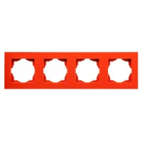 Рамка 4-місна Gunsan Eqona оранжева