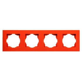 Рамка 4-местная Gunsan Eqona оранжевая