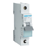 Автоматический выключатель Hager MBS163 QC 6кА B 63A 1P