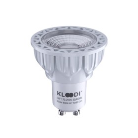 Светодиодная лампочка Kloodi KDGU10-QL 5WCOB 4K 60D WH DIM GU10 450Lm IP20