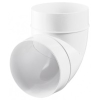 Колено Vents D150 для круглых воздуховодов