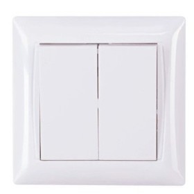 Выключатель 2-клавишный TNSy Latina IP20 белый (TNSy5000051)