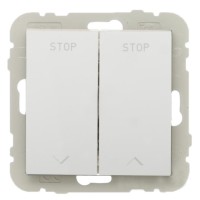 Выключатель для жалюзи Logus 21290 TBR белый