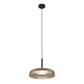 Підвісний світильник, люстра Zuma Line 5905316693036 Solvia LED 1x10W 3000K 750Lm IP20 чорний