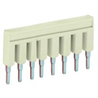 Изолированная Push-in-TYPE перемычка Wago 2000-408 Bars на 8-контактов (серая)