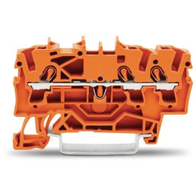 Клемма Wago 2002-1302 Topjob S 2,5-4мм² (оранжевая)