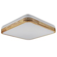 Матовий світильник Vestum GLOW 60Вт 391x391x65мм 3000К-6500К акація