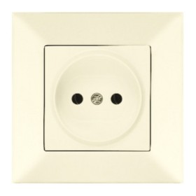 Розетка одинарна Meridian, кремовий