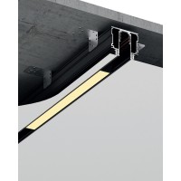 Магнітний трек профіль чорний для натяжної стелі під демпфер 2м 70700