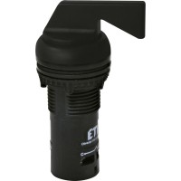 Поворотний моноблочний перемикач Eti ECS3L-N30-20 2NO 3-х позиційний з фіксацією 1-0-2 30° з довгою рукояткою чорний (4771646)