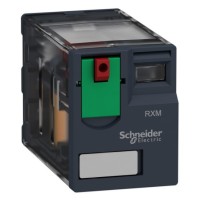 Миниатюрное реле Schneider Electric RXM4AB1P7 4CO 230В с блокируемой тестовой кнопкой