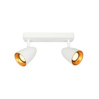 Світильник поворотний, спот Italux SPL-36748-2-WH-GD Tino GU10 2x10W IP20 білий