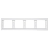 Рамка 4-місна, горизонтальна, полярна білизна Berker K.1