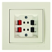 Розетка Nilson Thor кремовая аудио стерео ( 27121050 )