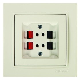 Розетка Nilson Thor кремова аудіо стерео ( 27121050 )