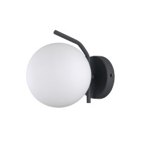 Бра, настінний світильник Italux WL-3300-1-BK Carimi G9 1x5W IP20 чорний