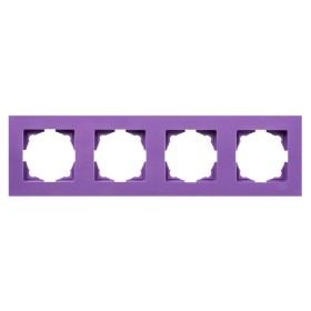 Рамка 4-местная Gunsan Eqona лиловая