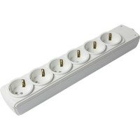 Шестимісна колодка E.Next etes.6.z із заземленням (s042104)