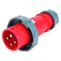 Силова вилка TNSy 0242 PRO 3Р+PЕ 32А 380В IP67 (TNSy5502044)