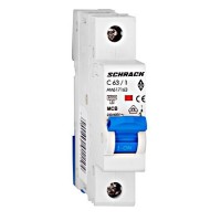Автоматичний вимикач 63А 1P 6кА, Schrack Technik