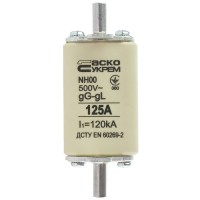 Запобіжник Аско-Укрем NH00 125A gG (A0050010016)