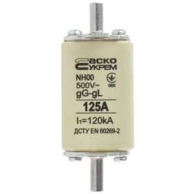 Запобіжник Аско-Укрем NH00 125A gG (A0050010016)