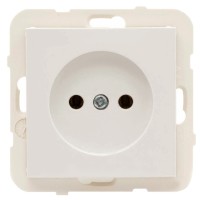 Одинарная розетка без з/к Logus 21121 TPE 16А 250В (жемчуг)