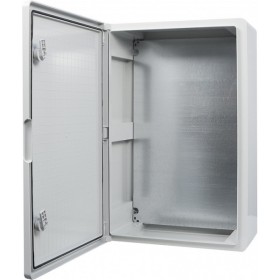 Ударостійкий корпус з АБС-пластику Аско-Укрем UBox 400x600x200мм (непрозорі дверцята)