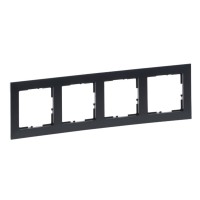Рамка 4-постовая Legrand SUNO (графит) 721554