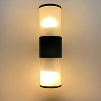 Світильник фасадний Violux CORSO-2D 2х40Вт E27 ІР44 чорний ( 500270 )