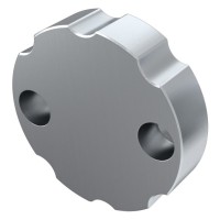 Заглушка Lumines для типу COSMO без отвору срібло